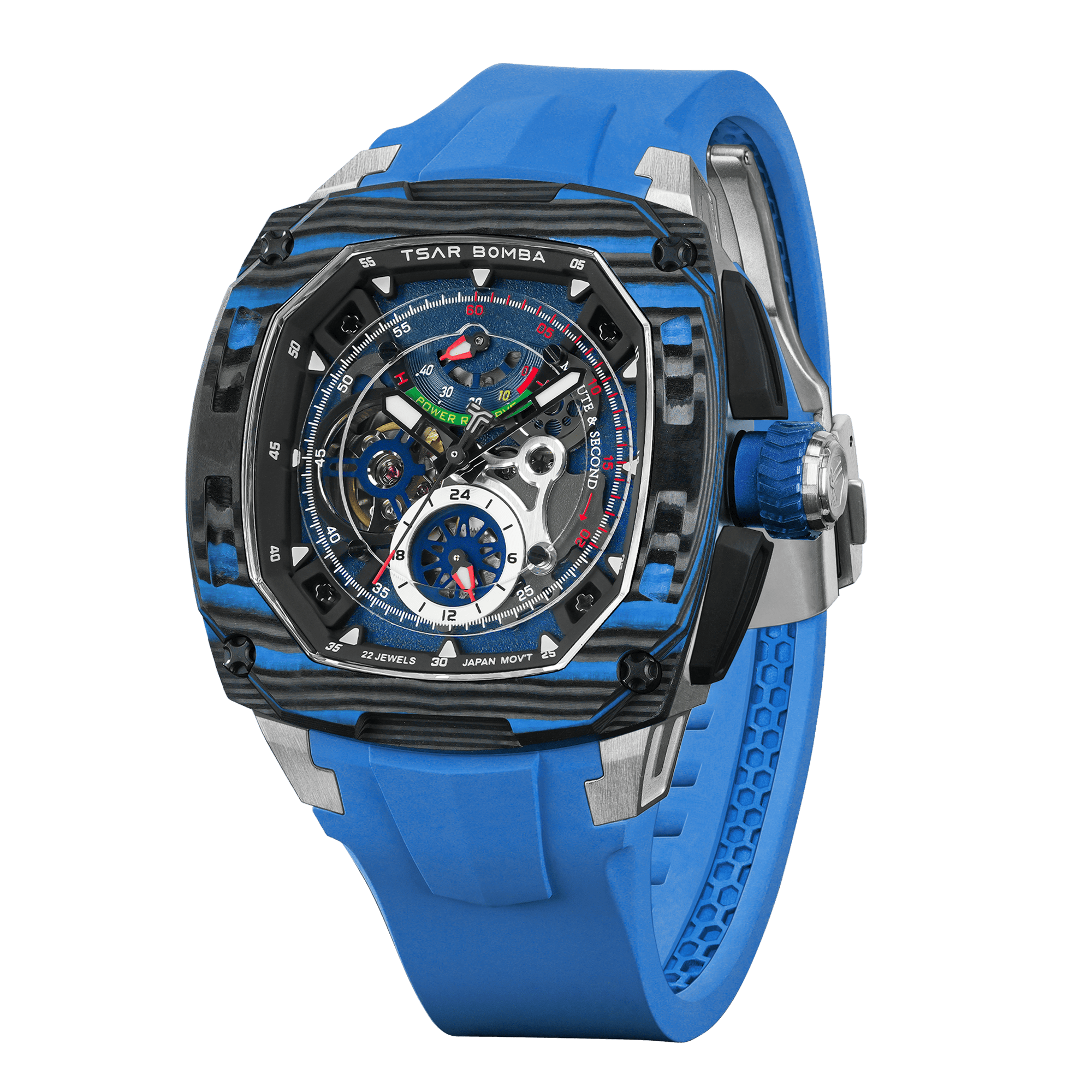 TSAR BOMBA Dark Matter 2 Carbon Fiber -Interchangeable Automatic Watch