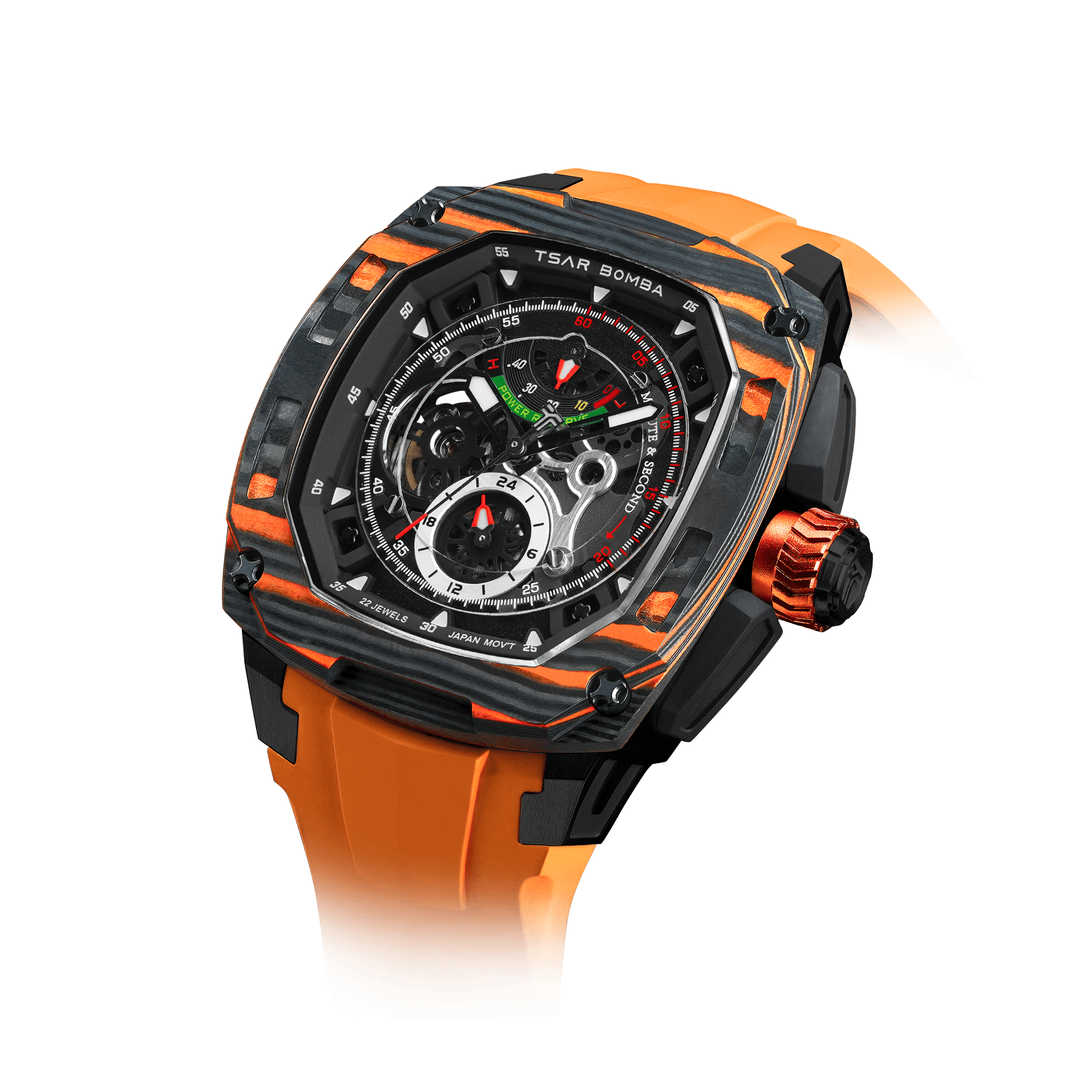 TSAR BOMBA Dark Matter 2 Carbon Fiber -Interchangeable Automatic Watch
