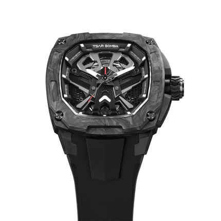 TSAR BOMBA Dark Matter 3 Carbon Fiber -Interchangeable Automatic Watch