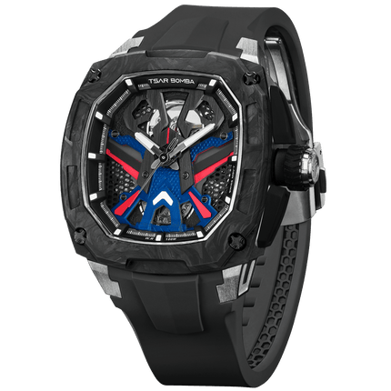 TSAR BOMBA Dark Matter 3 Carbon Fiber -Interchangeable Automatic Watch