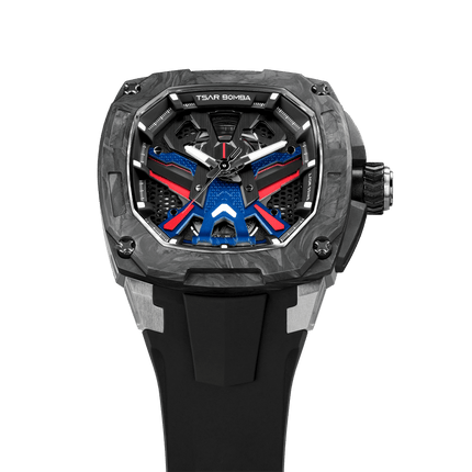 TSAR BOMBA Dark Matter 3 Carbon Fiber -Interchangeable Automatic Watch