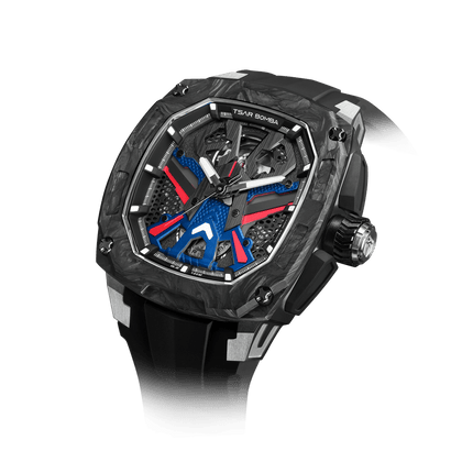 TSAR BOMBA Dark Matter 3 Carbon Fiber -Interchangeable Automatic Watch