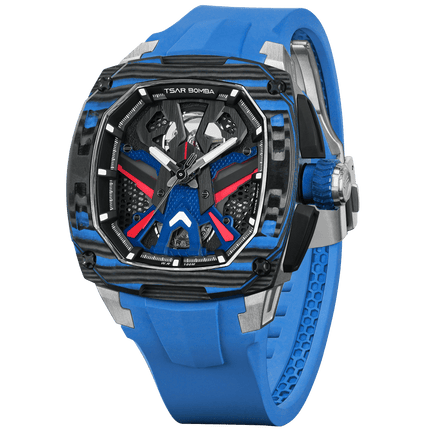 TSAR BOMBA Dark Matter 3 Carbon Fiber -Interchangeable Automatic Watch