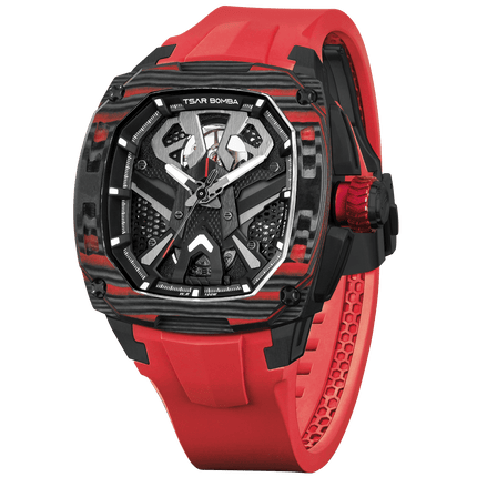 TSAR BOMBA Dark Matter 3 Carbon Fiber -Interchangeable Automatic Watch