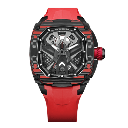 TSAR BOMBA Dark Matter 3 Carbon Fiber -Interchangeable Automatic Watch