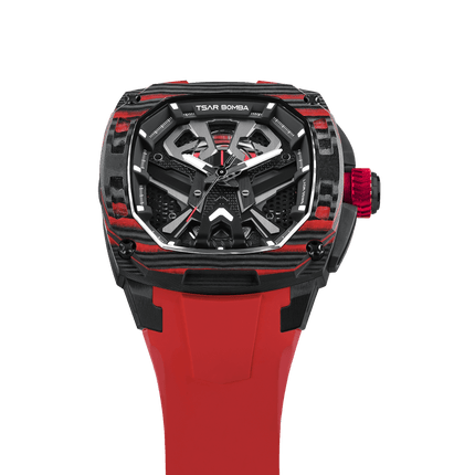 TSAR BOMBA Dark Matter 3 Carbon Fiber -Interchangeable Automatic Watch