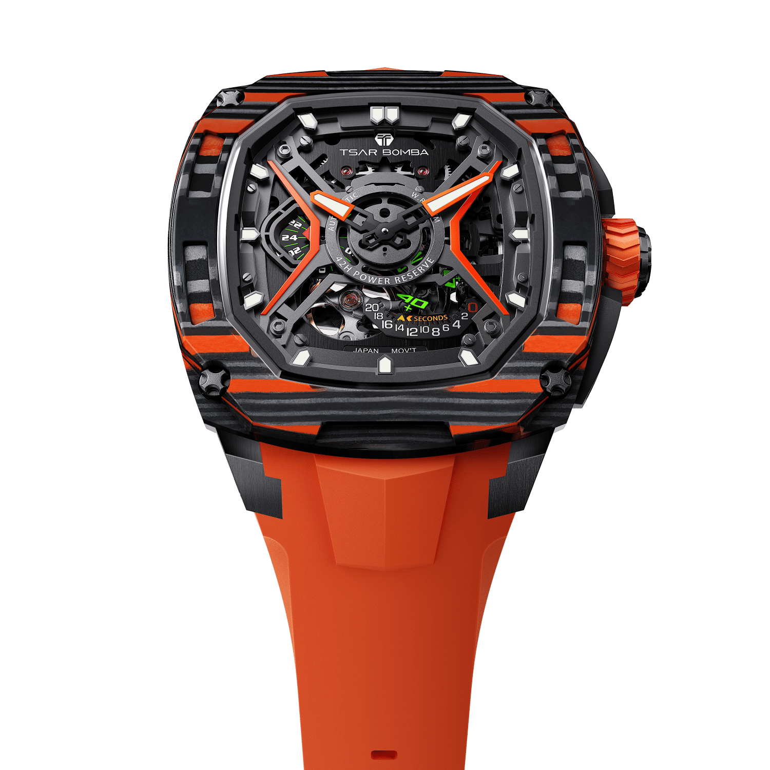 TSAR BOMBA Dark Matter 5 Carbon Fiber -Automatic Watch
