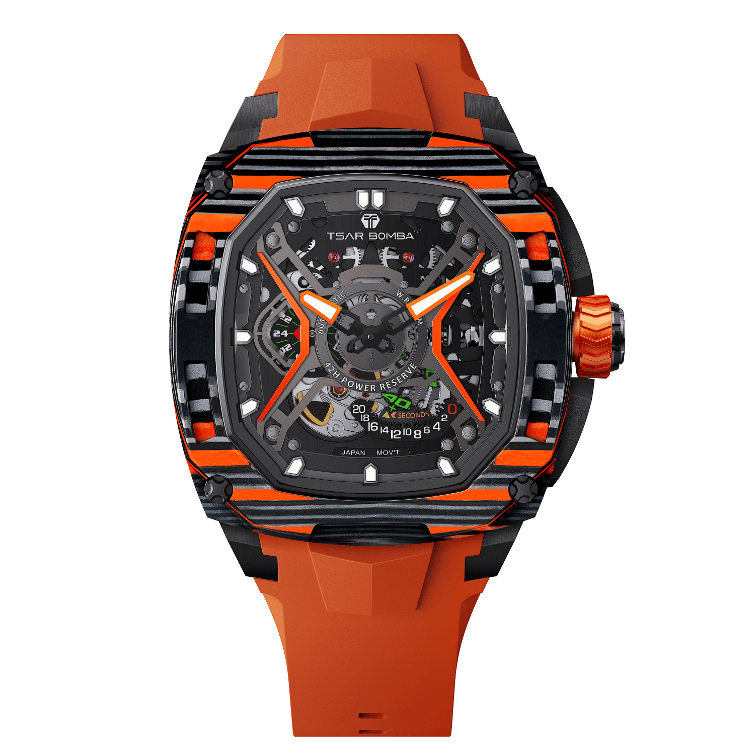 TSAR BOMBA Dark Matter 5 Carbon Fiber -Automatic Watch