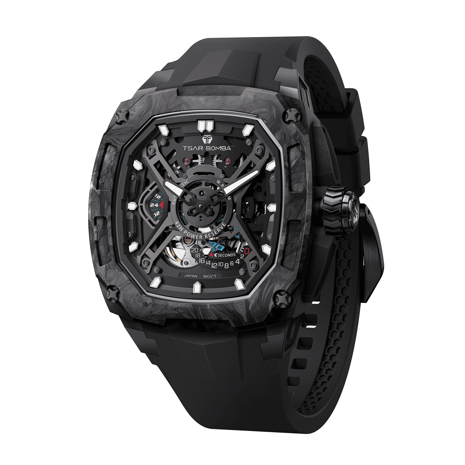 TSAR BOMBA Dark Matter 5 Carbon Fiber -Automatic Watch