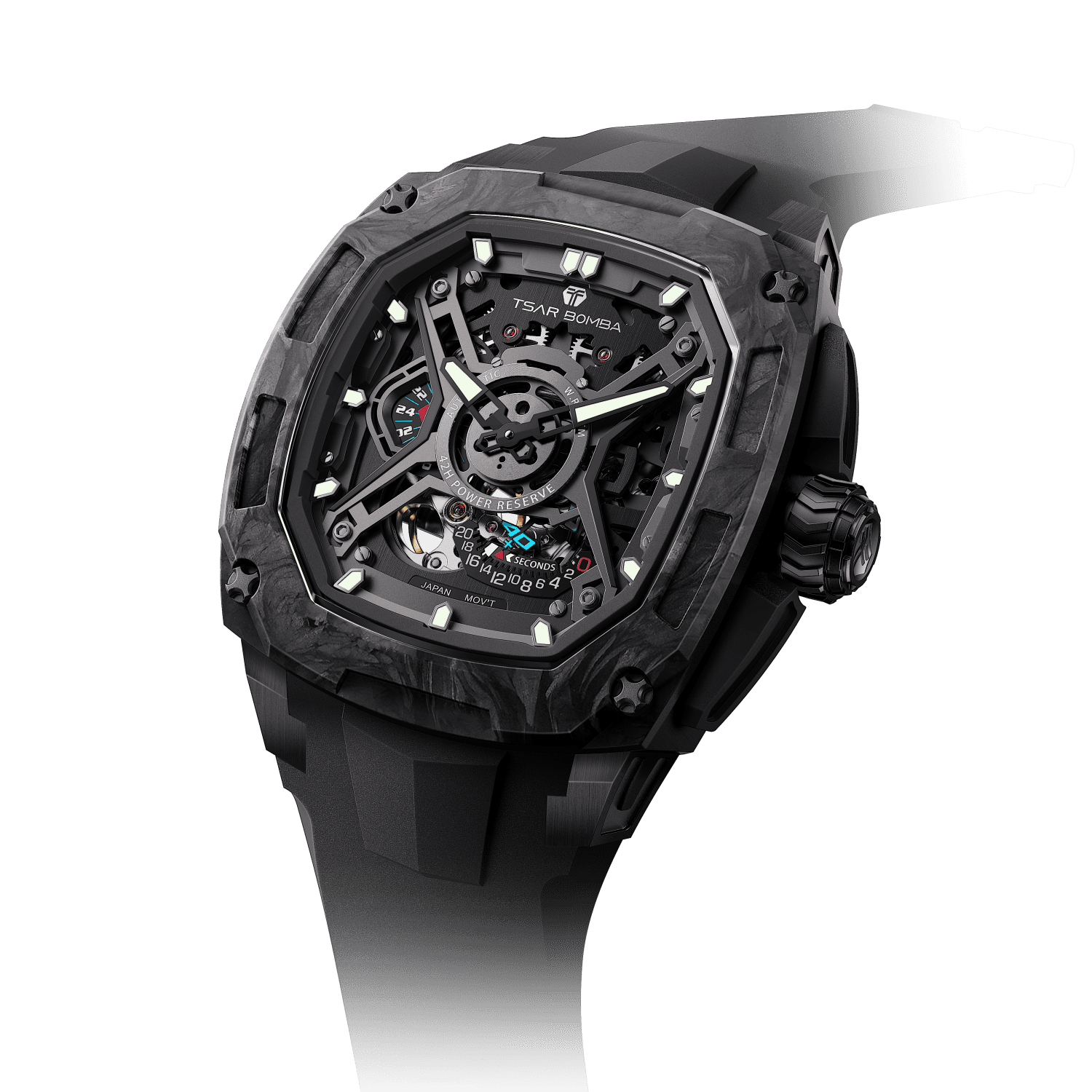 TSAR BOMBA Dark Matter 5 Carbon Fiber -Automatic Watch