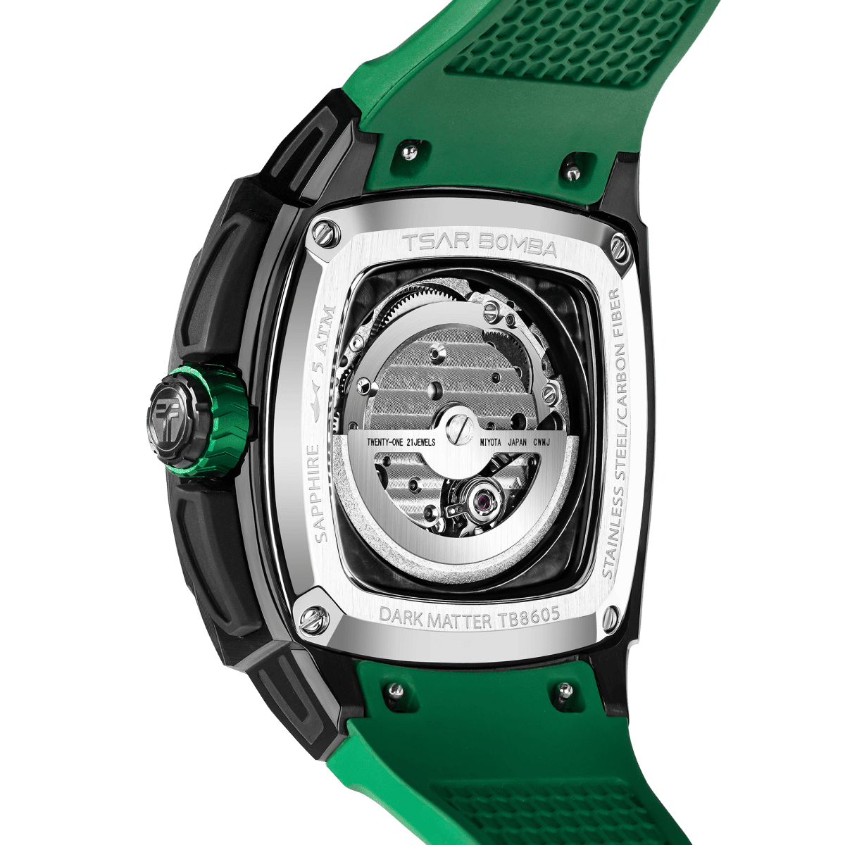 TSAR BOMBA Dark Matter 5 Carbon Fiber -Automatic Watch