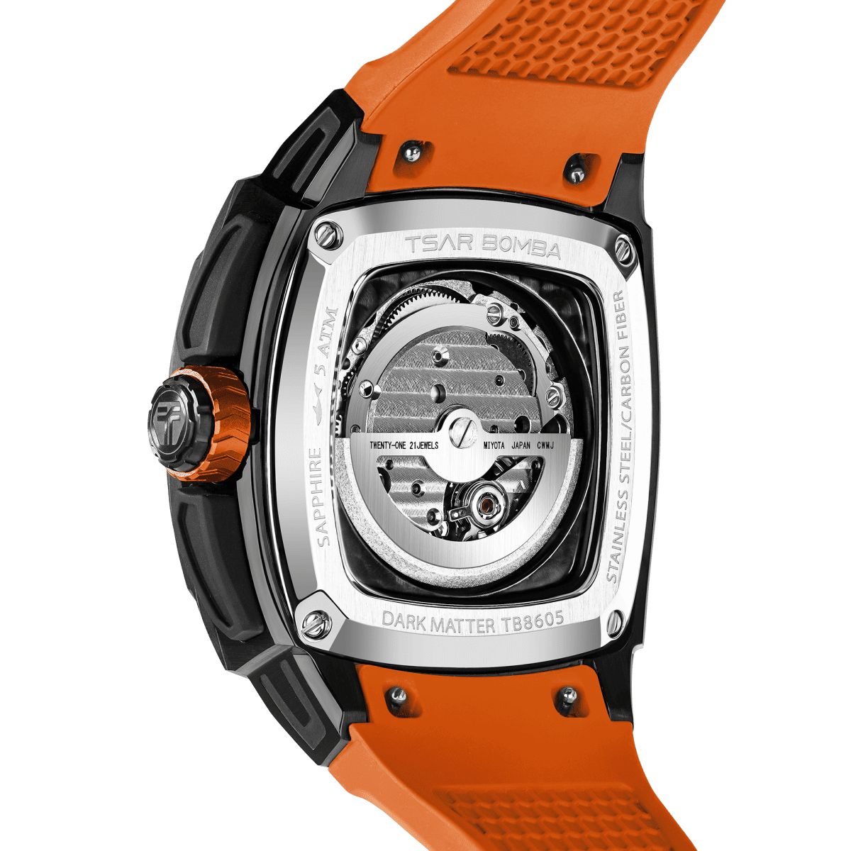 TSAR BOMBA Dark Matter 5 Carbon Fiber -Automatic Watch