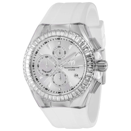 TechnoMarine Cruise Men's Watch Stainless Steel Case Silicone Strap Quartz