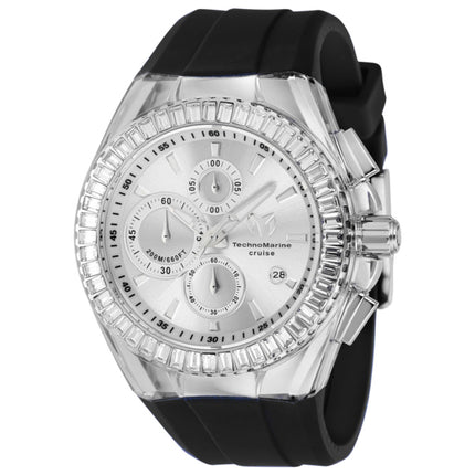TechnoMarine Cruise Men's Watch Stainless Steel Case Silicone Strap Quartz