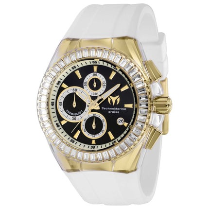 TechnoMarine Cruise Men's Watch Stainless Steel Case Silicone Strap Quartz