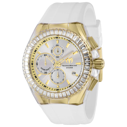 TechnoMarine Cruise Men's Watch Stainless Steel Case Silicone Strap Quartz