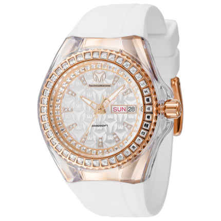 TechnoMarine Cruise Women's Watch Stainless Steel Case Silicone Strap Quartz
