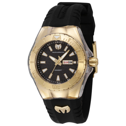 TechnoMarine Cruise Monogram Women's Watch Stainless Steel Case Silicone Strap Quartz Movement