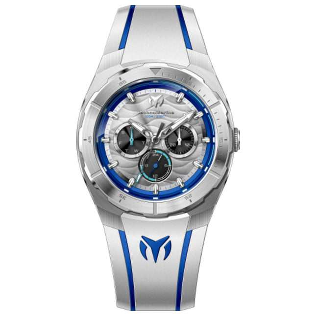 TechnoMarine Cruise Legend Men's Watch with Stainless Steel Case and Silicone Strap