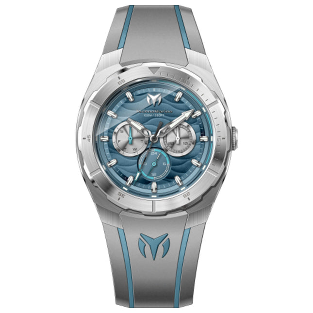 TechnoMarine Cruise Legend Men's Watch 44mm Stainless Steel Case Silicone Strap