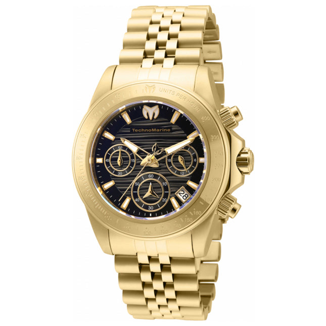 TechnoMarine Manta Ray Men's Watch Stainless Steel Case and Bracelet Quartz 44mm