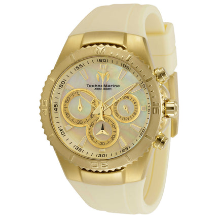 TechnoMarine Sea Women's Watch with Stainless Steel Case and Silicone Strap