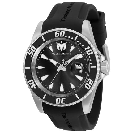 TechnoMarine Sea Men's Watch Stainless Steel Case Silicone Strap Quartz