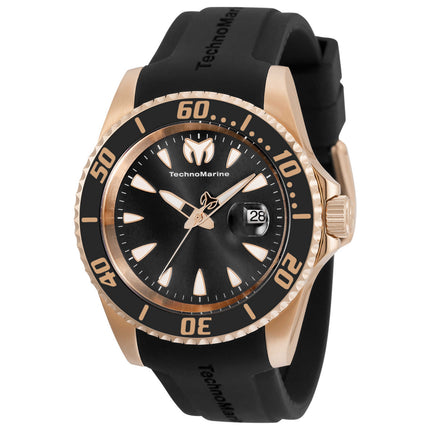 TechnoMarine Sea Men's Watch Stainless Steel Case Silicone Strap Quartz