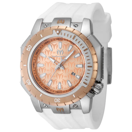 TechnoMarine Manta Sea Men's Watch Stainless Steel Case Silicone Strap Quartz