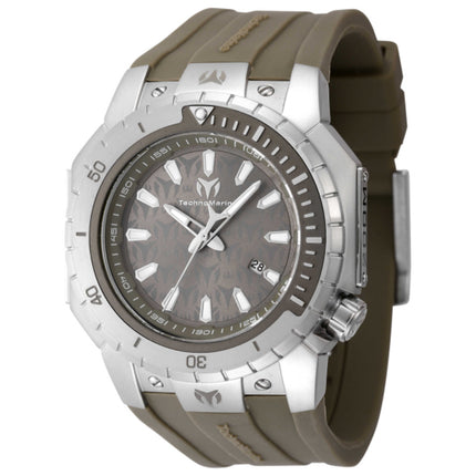 TechnoMarine Manta Sea Men's Watch Stainless Steel Case Silicone Strap Quartz