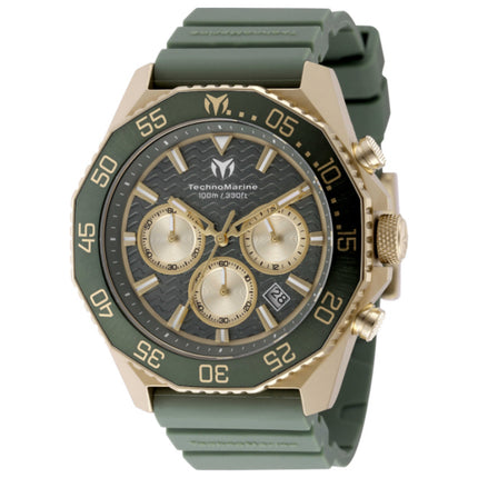 TechnoMarine Mara Vivo Men's Watch Stainless Steel Case Silicone Strap Quartz