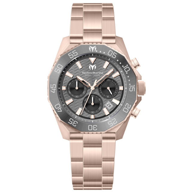 TechnoMarine Mare Vivo Men's 42mm Stainless Steel Watch