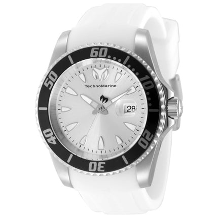 TechnoMarine Manta Sea Men's Watch with Stainless Steel Case and Silicone Strap