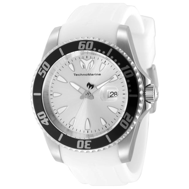 TechnoMarine Manta Sea Men's Watch with Stainless Steel Case and Silicone Strap