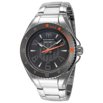TechnoMarine Lusso Mare Men's Watch Stainless Steel Case and Bracelet Quartz 44mm