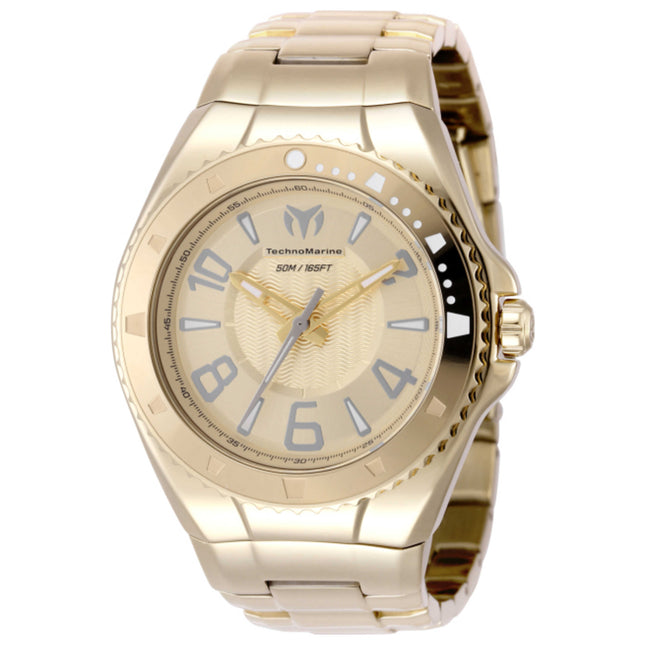 TechnoMarine Lusso Mare Men's Stainless Steel Watch 44mm