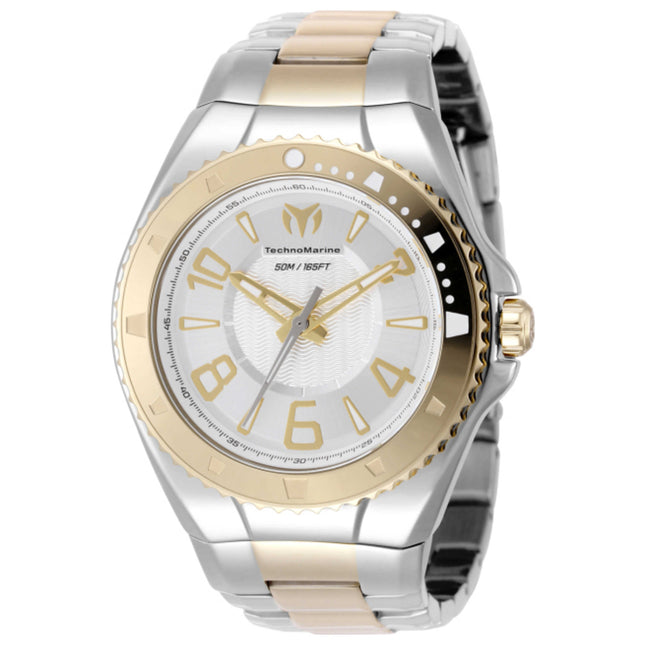 TechnoMarine Lusso Mare Men's Two-Tone Stainless Steel Watch 44mm