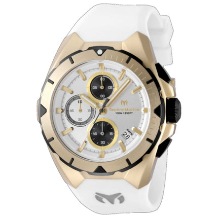 TechnoMarine Ocean Victory Men's Watch with Silicone Strap and Stainless Steel Case