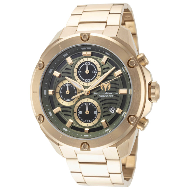 TechnoMarine Men's Cruise Watch Stainless Steel Case Quartz Movement