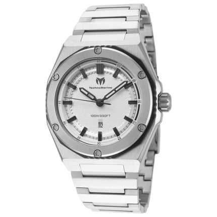 TechnoMarine Women's Coral Legacy Watch 40mm Stainless Steel Bracelet Quartz