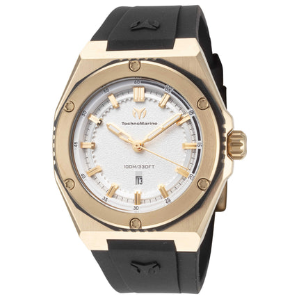TechnoMarine Women's Cruise Watch 40mm Stainless Steel Silicone Strap Quartz Movement