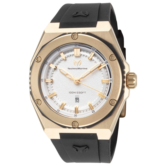 TechnoMarine Women's Cruise Watch 40mm Stainless Steel Silicone Strap Quartz Movement