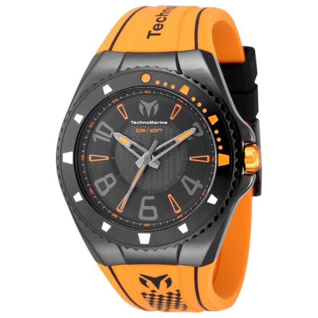 TechnoMarine Racing Legends Men's Watch Stainless Steel Case Silicone Strap Quartz Movement