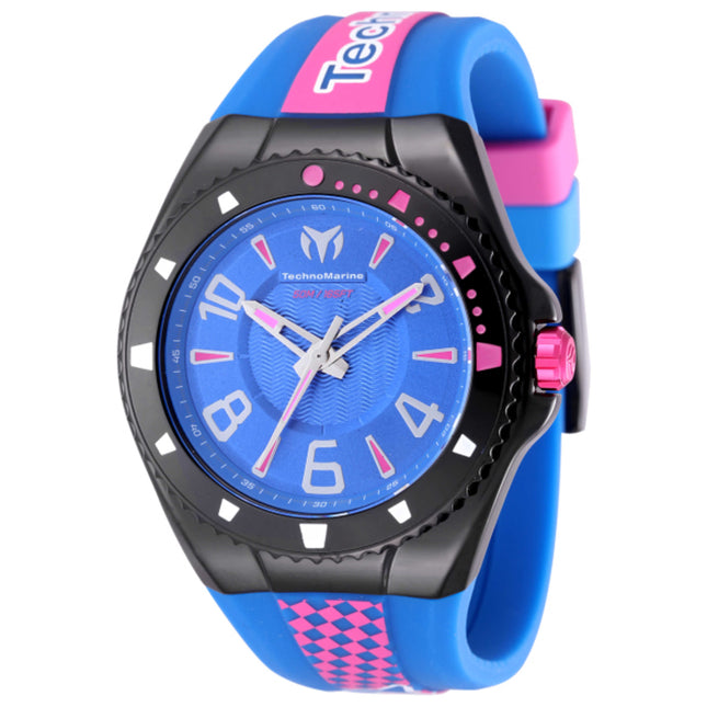 TechnoMarine Racing Legends Men's Watch Stainless Steel Case Silicone Strap Quartz Movement