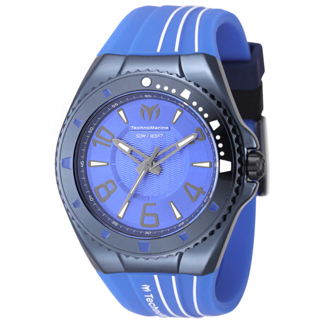 TechnoMarine Racing Legends Men's Watch 45mm Stainless Steel Case Silicone Strap Quartz Movement