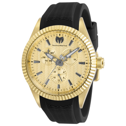 TechnoMarine Dream Men's Watch Stainless Steel Case Silicone Strap Quartz Movement