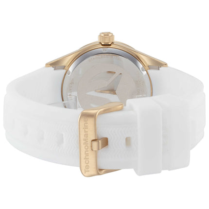 TechnoMarine Sea Dream Men's Watch Stainless Steel Case Silicone Strap Quartz Movement