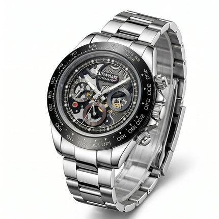 Mark Fairwhale FW-6970 STEELVOR - Men’s Stainless Steel Skeleton Automatic Watch