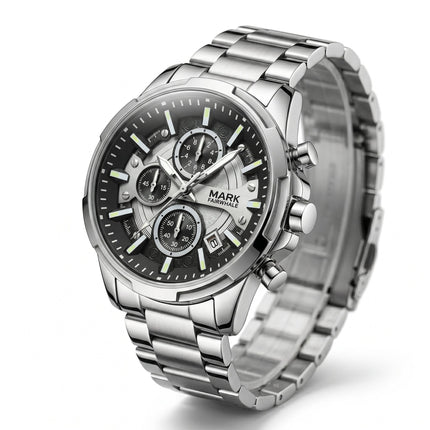 Mark Fairwhale FW-5028 STENTOR - Stainless Steel Chronograph - Luxury Men’s Watch