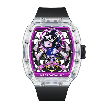 Mark Fairwhale FW-6780 LUXIUM - Men’s Automatic Skeleton Transparent Watch with Sapphire Crystal